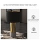 preview thumbnail 4 of 3, Signature Design by Ashley Jacek Grey Brass-tone and Black Table Lamp (Set of 2)