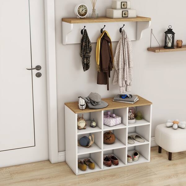 Separate compartment shoe cabinet with clothes rack ,shoe cabinet in ...