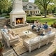 preview thumbnail 28 of 28, Outdoor Patio Aluminum PE Rattan Free Combination Sectional Sofa Conversation Seating Set