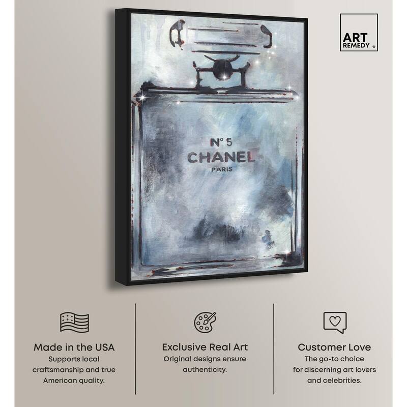 Doll Memories - Grey Perfume Canvas by Art Remedy