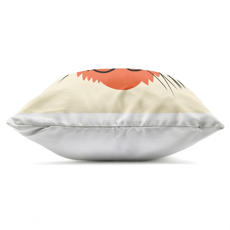 Stupell Modern Wild Tiger Face Printed Outdoor Throw Pillow Design by Carrie Cantwell