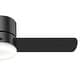 preview thumbnail 26 of 38, Hunter 44" Minimus Low Profile Ceiling Fan with LED Light, Handheld Remote - Contemporary, Transitional