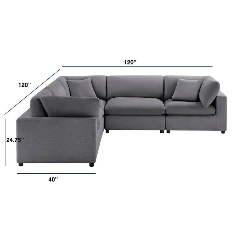 Cambrai Modular 5-Piece Sectional by Greyson Living