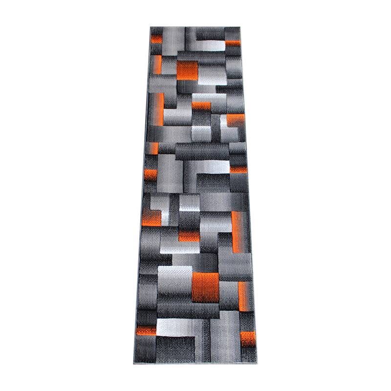 Modern Geometric Style Color Blocked Indoor Area Rug