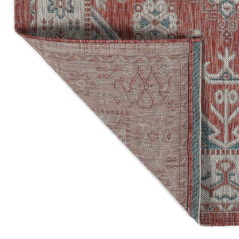 ARE02 Arelow Grey Machine Made Flatweave Indoor - Outdoor Area Rug