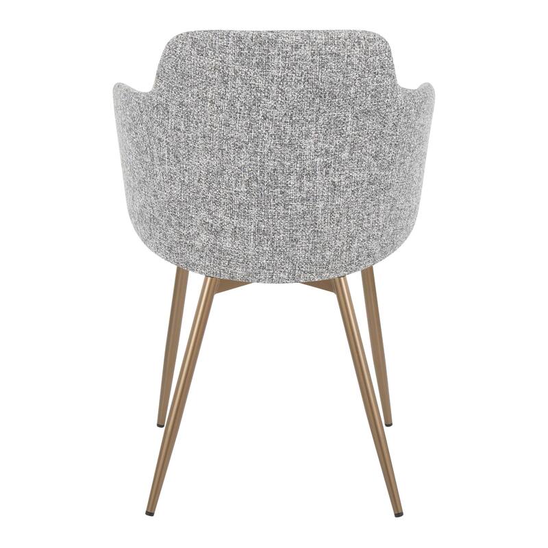 Carson Carrington Iglabo Dining/Accent Chair with Half-Lap Metal Legs (Set of 2)