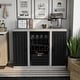 preview thumbnail 14 of 15, Furniture of America Xole 47-in. Rustic 7-shelf Dining Buffet, Sideboard for Dining Room
