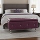 preview thumbnail 38 of 53, Upholstered Tufted Storage Bench