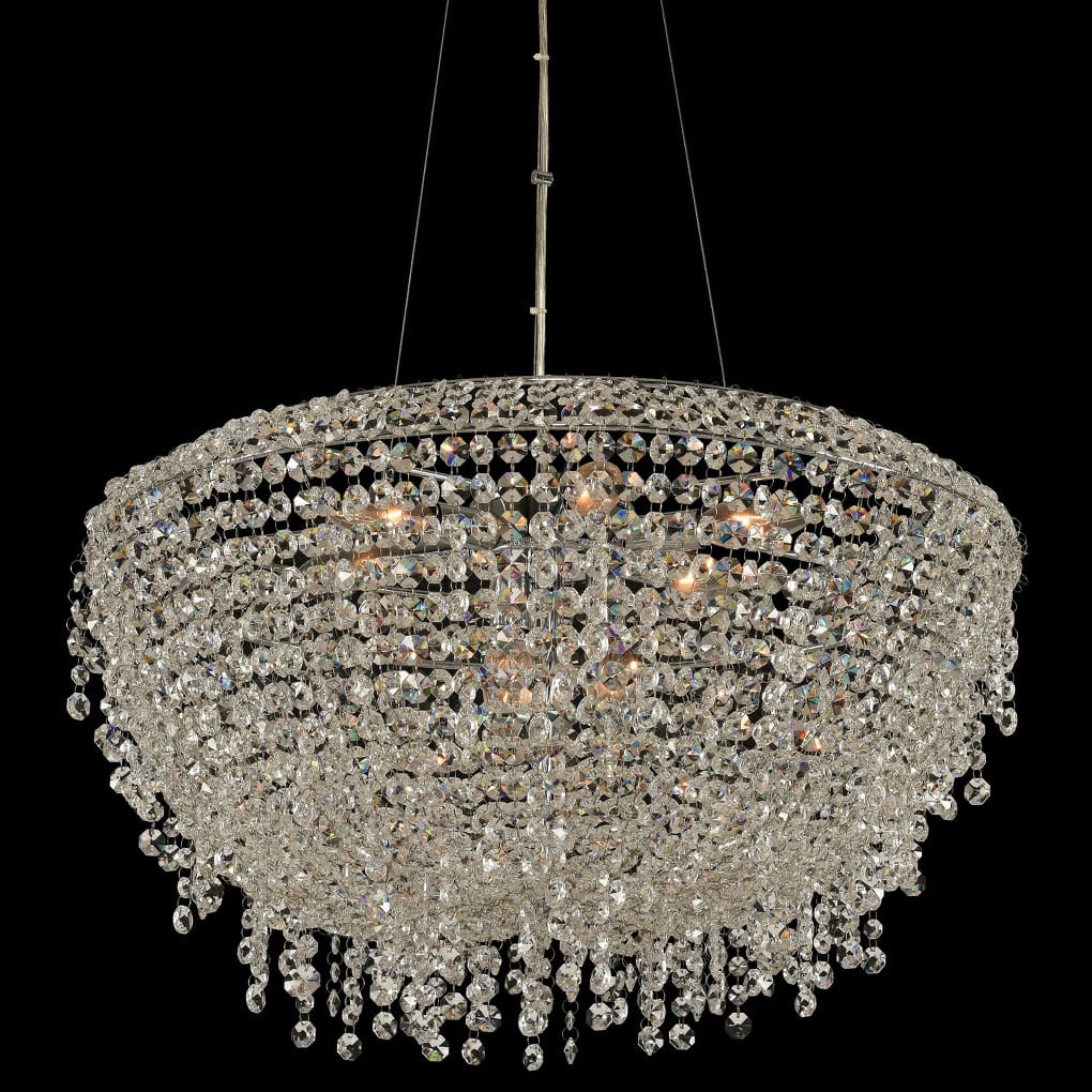 Allegri 030851-FR001 Massimo 23" Wide Pendant with Firenze Crystal