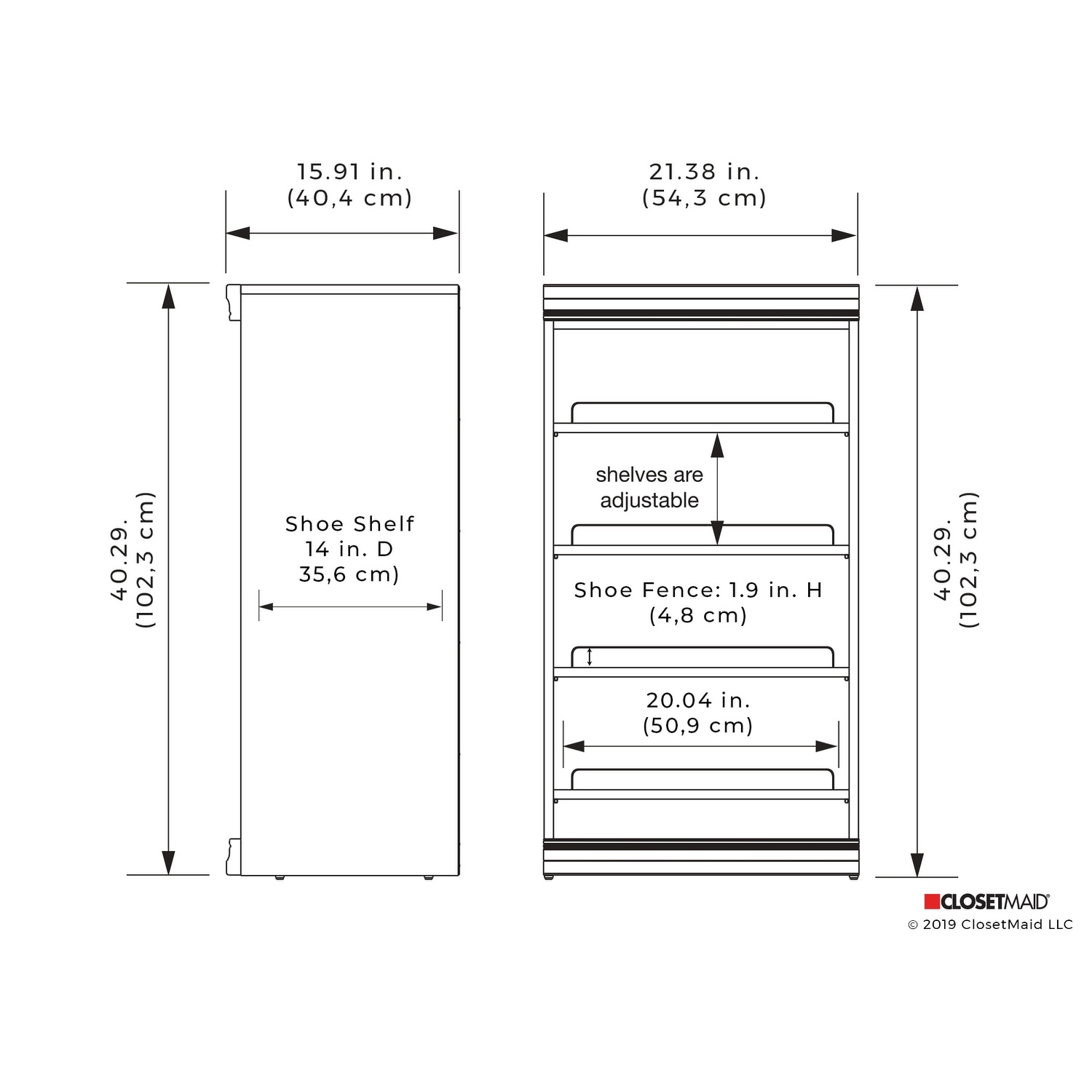 ClosetMaid Modular Storage 12 Pair Shoe Shelf Unit Bed Bath Beyond 35090041