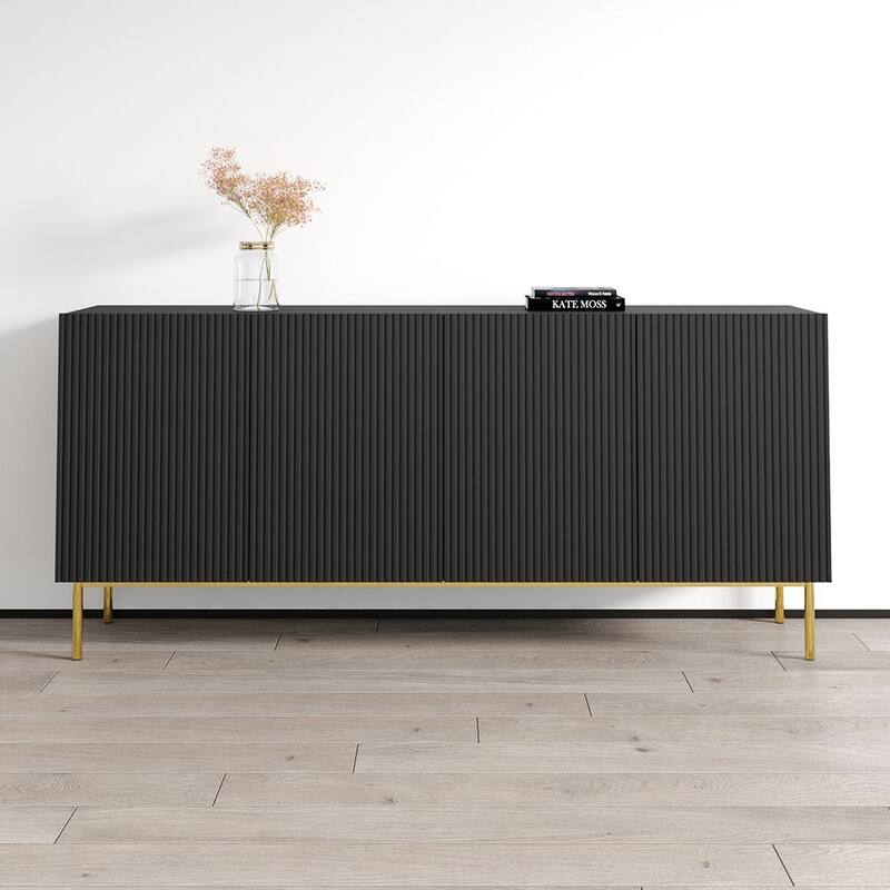 Nicole 75" Sideboard - Black