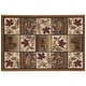 preview thumbnail 14 of 15, Natural Lodge Novelty Graphic Indoor Area Rug