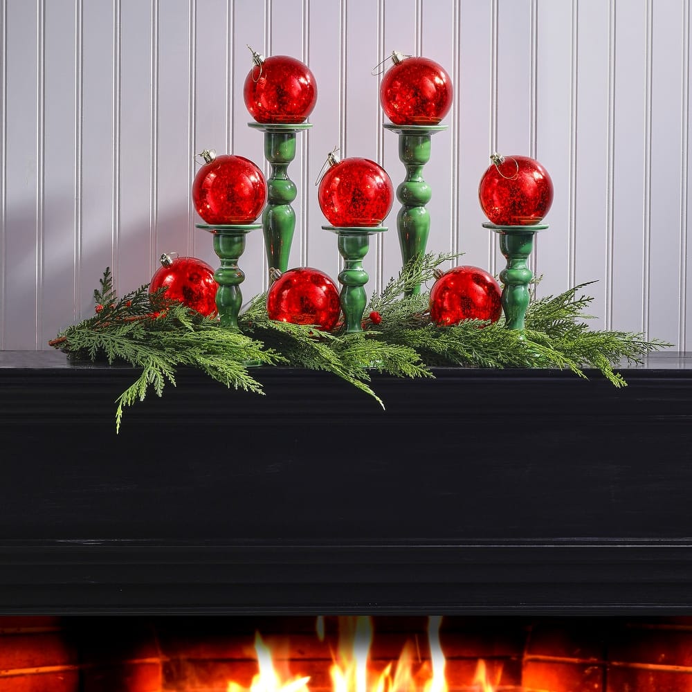 100mm Shatterproof Plastic Mercury Ball Ornament