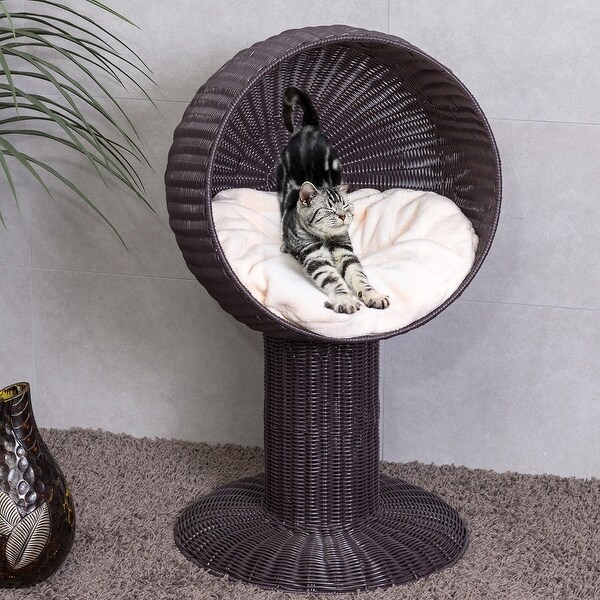 Refined feline kitty ball bed outlet