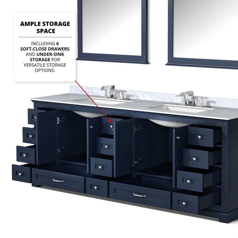 Dukes Bath Vanity No Top and Mirror