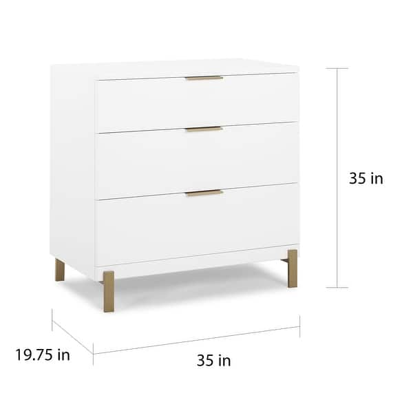 dimension image slide 2 of 3, Delta Children Hendrix 3-drawer Dresser