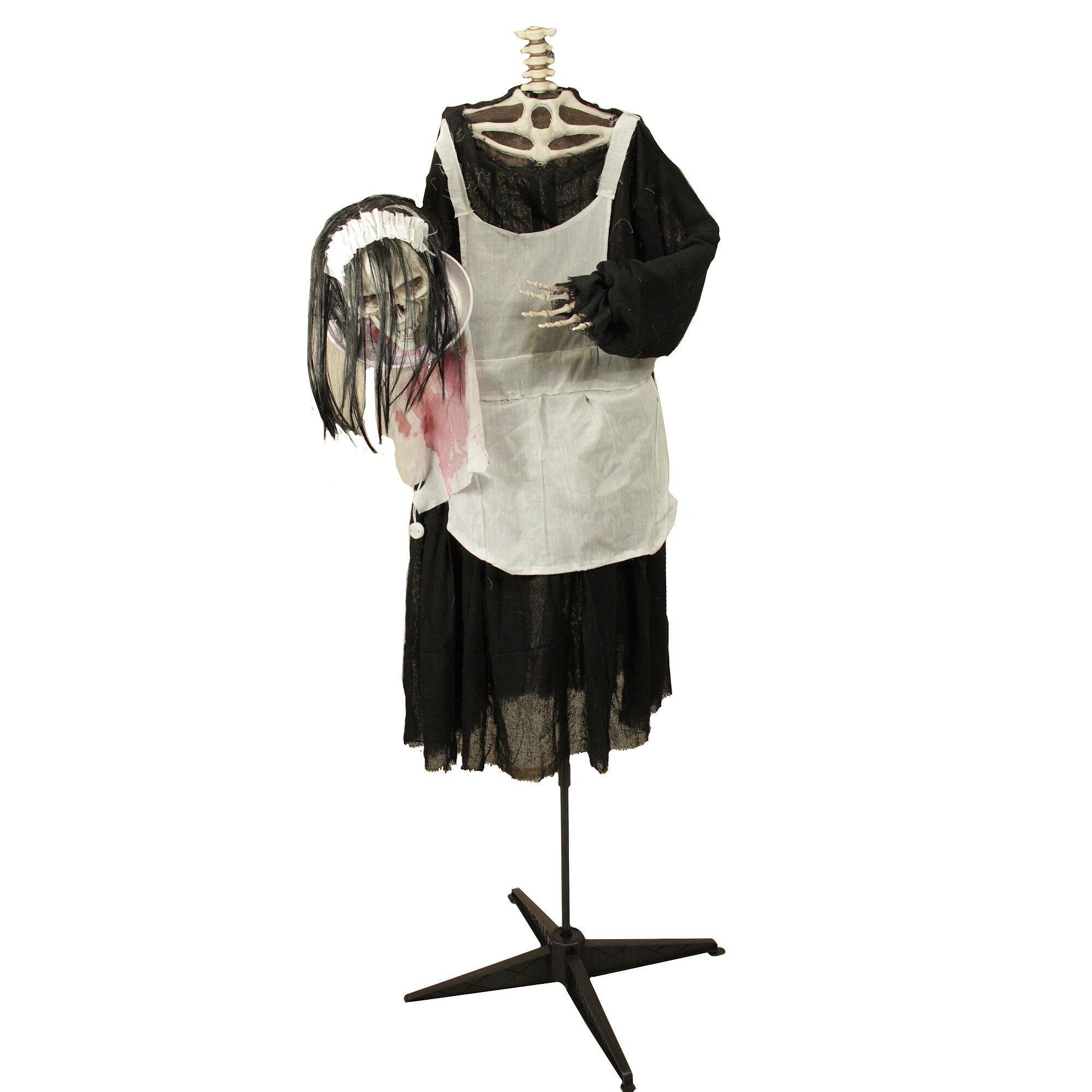 Shop 57 Black And White Lighted Led Head In Hand Animated