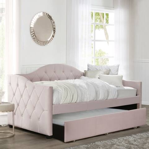 Hillsdale Furniture Jamie Upholstered Twin Daybed with Trundle