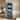 Tall Farmhouse Vintage Decorative Cabinet with Carved Door & 3 Drawers, Freestanding Tall Side Cabinet with Interior Storage