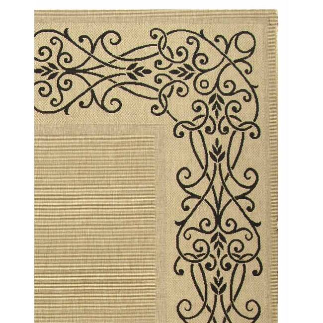 SAFAVIEH Courtyard Marylou Waterproof Patio Backyard Rug