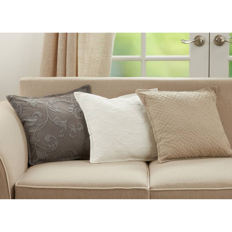 Textured Design Throw Pillow