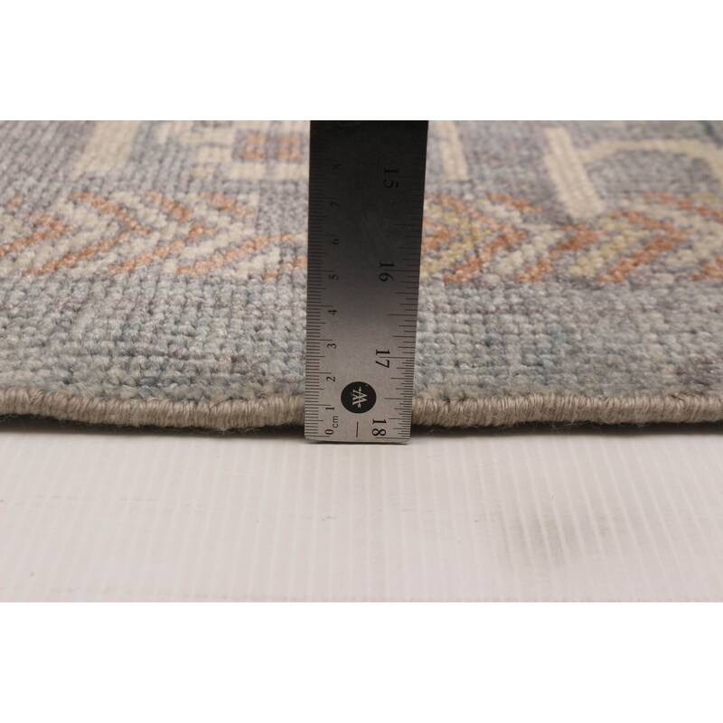 ECARPETGALLERY Hand-knotted Jules Serapi Grey Wool Rug - 7'10 x 9'9
