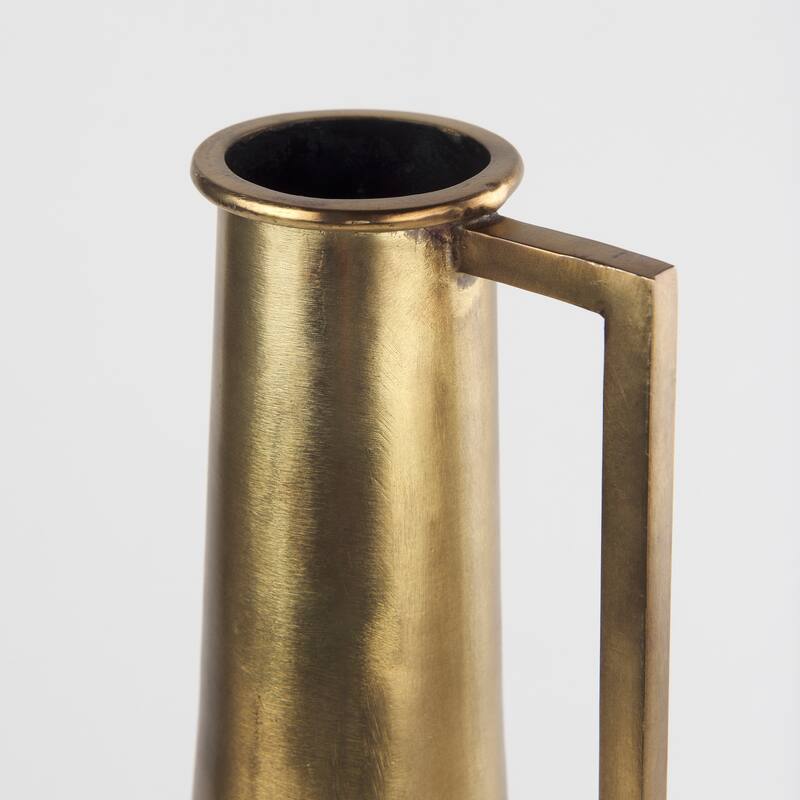 Aubrey Medium Gold Iron Jug Vase
