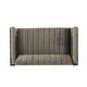 preview thumbnail 9 of 10, Weymouth Contemporary Channel Stitch Velvet Settee by Christopher Knight Home