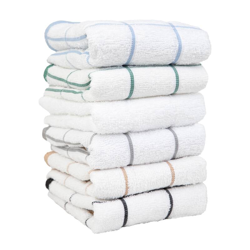 Cooks Linen Kitchen Towels - 12 Pack - 15x25