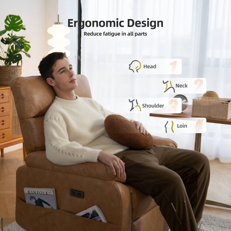 Power Swivel Rocker Recliner Chair