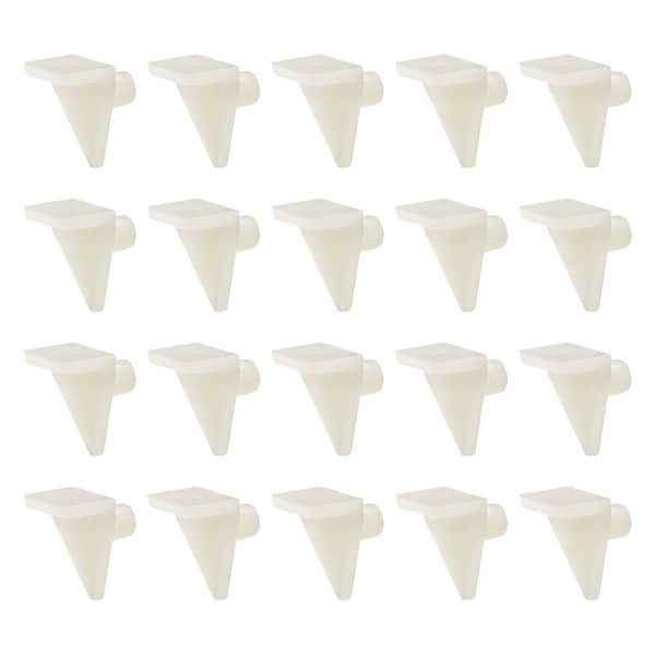 50pcs Plastic Shelf Support Pegs Shelf Clip Shelf Bracket