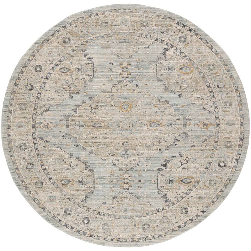 Nourison Nyle Indoor only Grey Geometric Area Rug