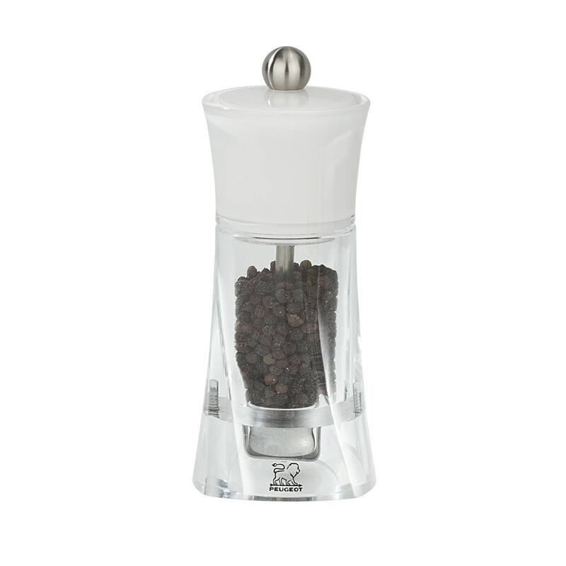 Peugeot Molene Pepper Mill, 5.5-Inch, White