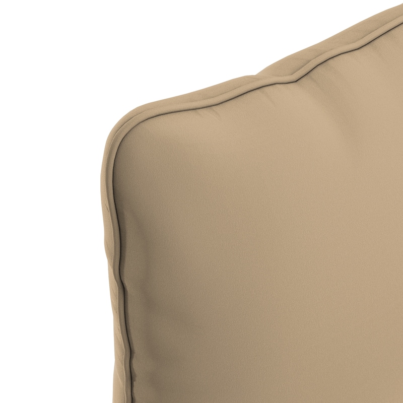 California Umbrella Outdoor Deep Seat Cushion Set, 24" x 48", 5.5" Thick Seat, Solstice Olefin Fabric