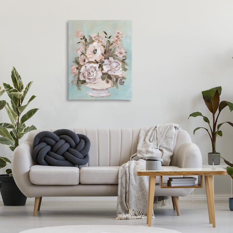 Stupell Sophisticated Flower Bouquet Canvas Wall Art Design By Amanda Hilburn