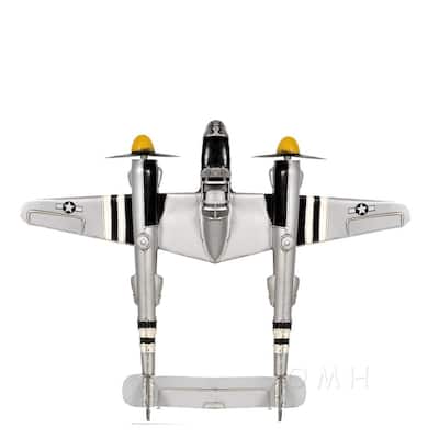 c1941 Lockheed P-38 Lightning Fighter Sculpture