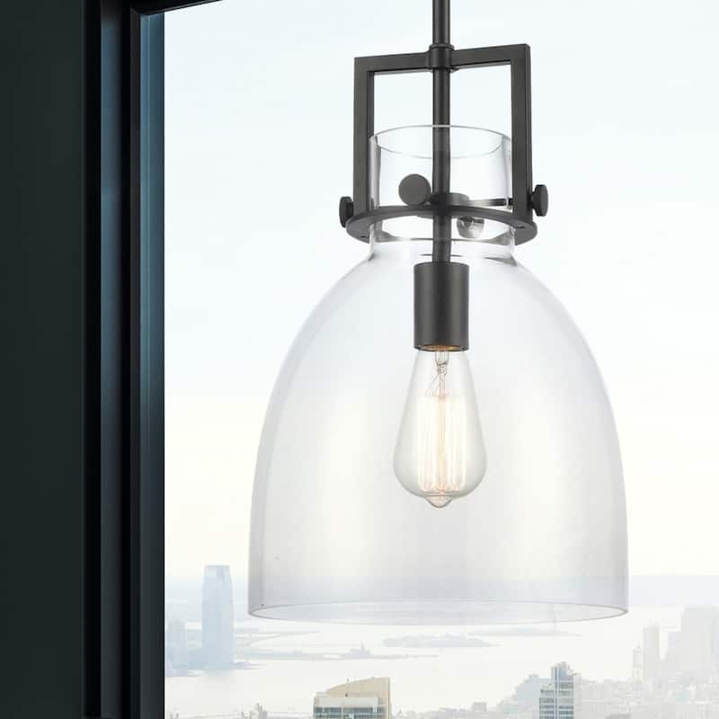 Innovations Lighting 411-1SM-12-10-Newton Bell-Pendant Newton Bell 10"