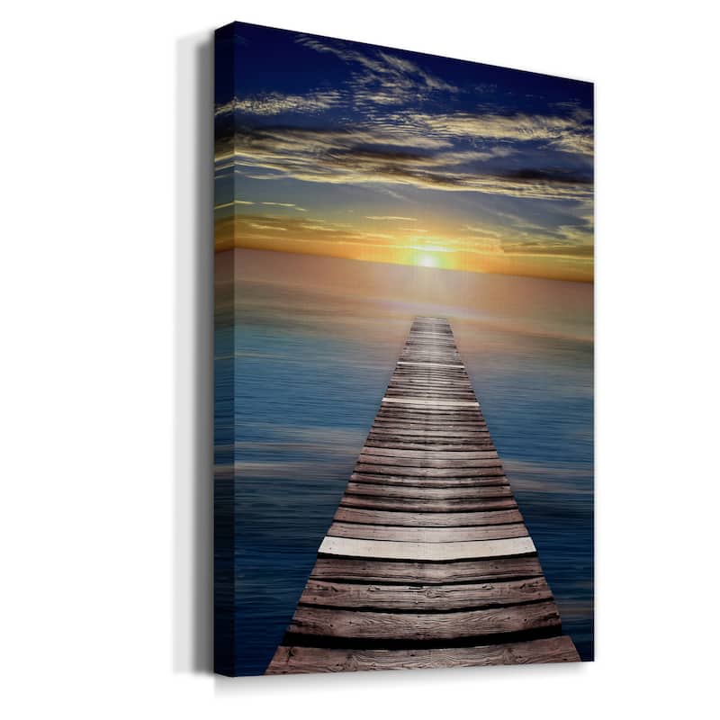 Caribbean Dusk Premium Gallery Wrapped Canvas - Ready to Hang