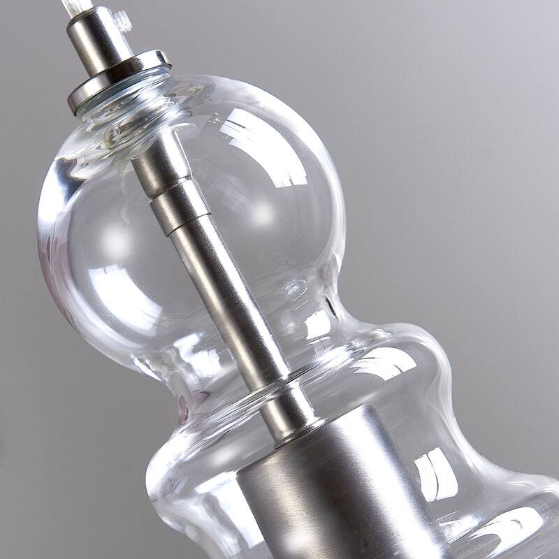 1 LT Pendant with Clear Glass Shade 75W BULB NOT INCLUDE