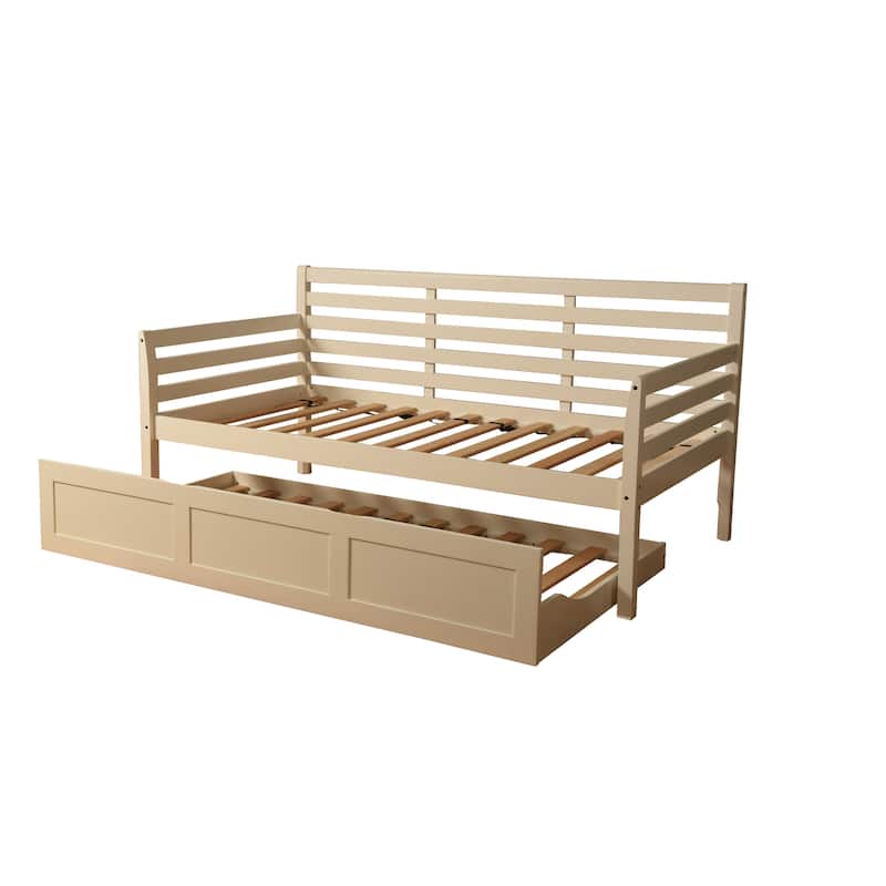 Copper Grove Kutaisi Wood Daybed (Mattress Not Included) - With Trundle - White