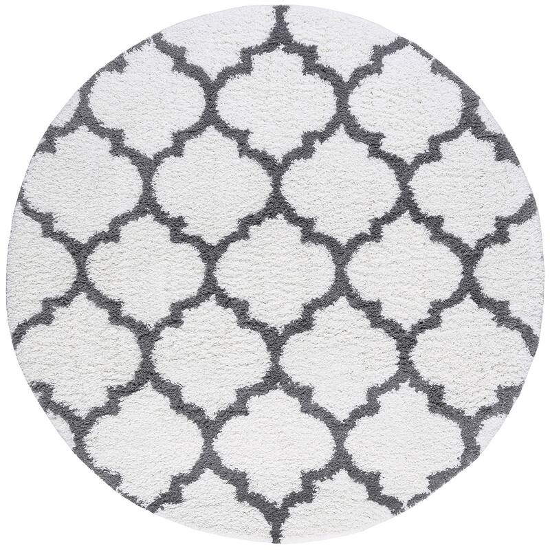 Joy Shag Moroccan Geometric Indoor Area Rug