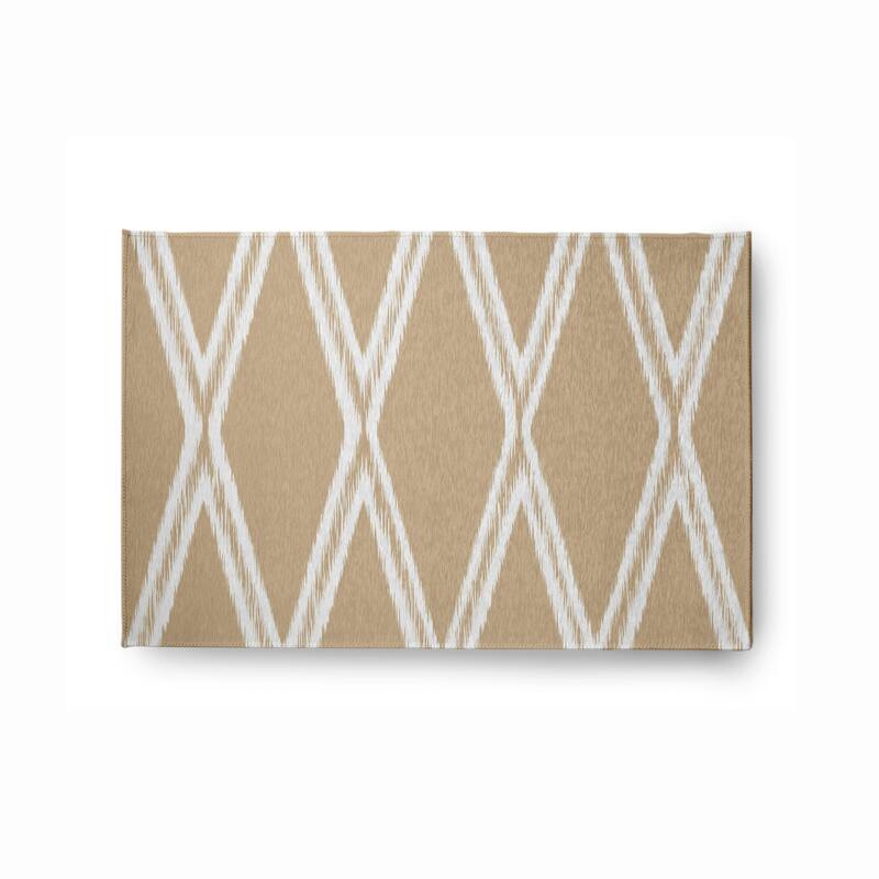 Diamond Soft Chenille Rug - 2' x 3' - Taupe