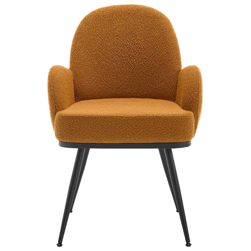 Fabric Upholstered Dining Chairs Set of 2/4 with Arms - 34.8"H x 23.2"W x 22.8"D
