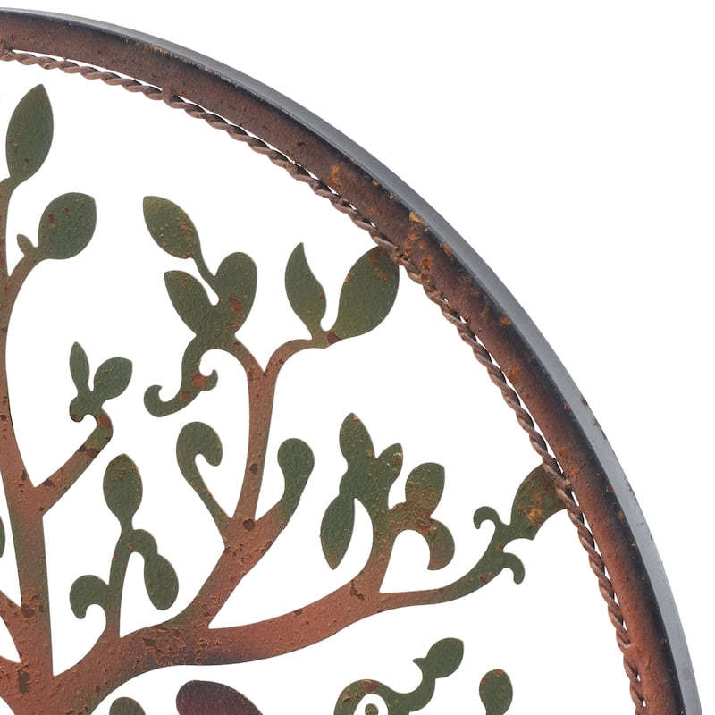 SAFAVIEH Outdoor Munire 20" Tree Of Life Wall Art