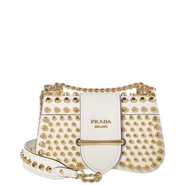 Prada Sidonie Small Studded Leather