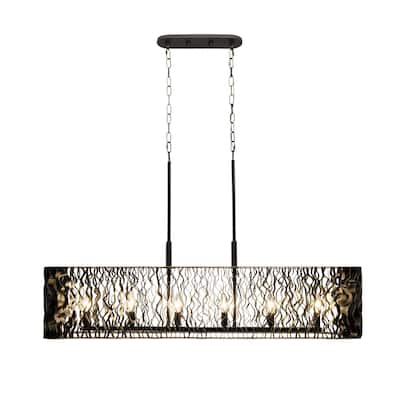 Smithsonian Estela 6-Light 48" Long Kitchen Island Pendant - N/A