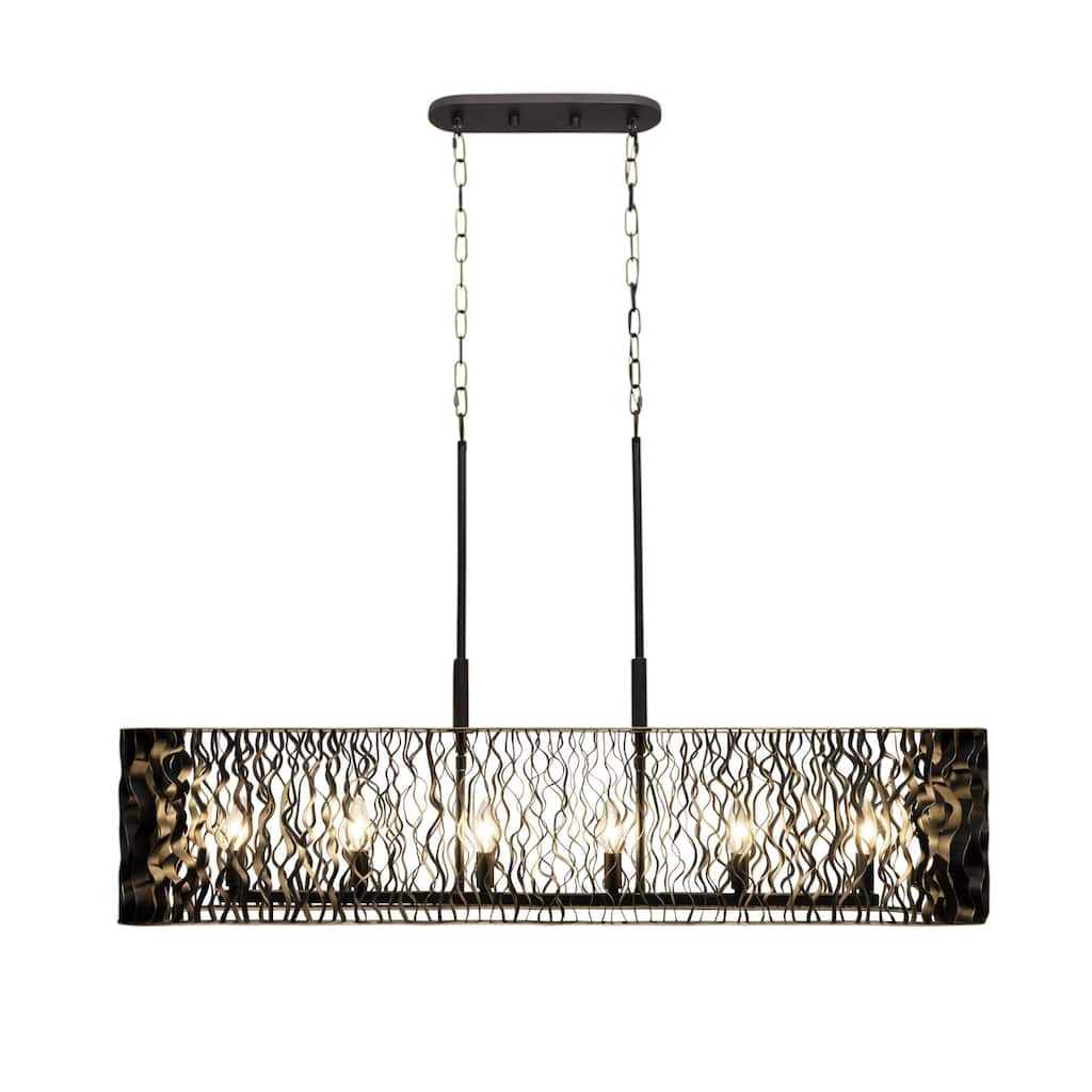 Smithsonian Estela 6-Light 48" Long Kitchen Island Pendant