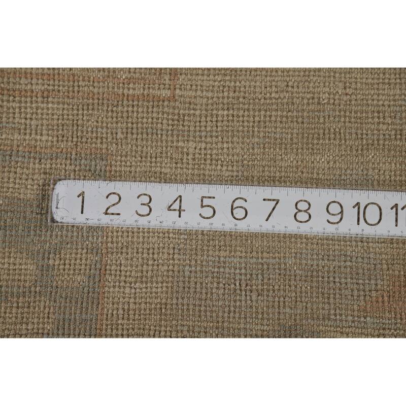 Oushak Turkish Area Rug Handmade Vegetable Dye Wool Carpet - 9'0"x 11'11"