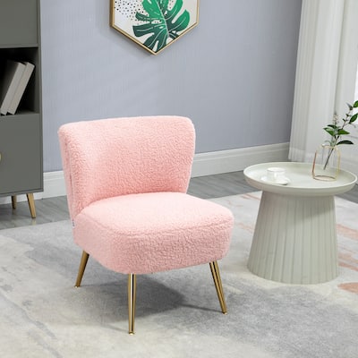 Accent Chair for Bedroom Side Chairs with Steel Legs
