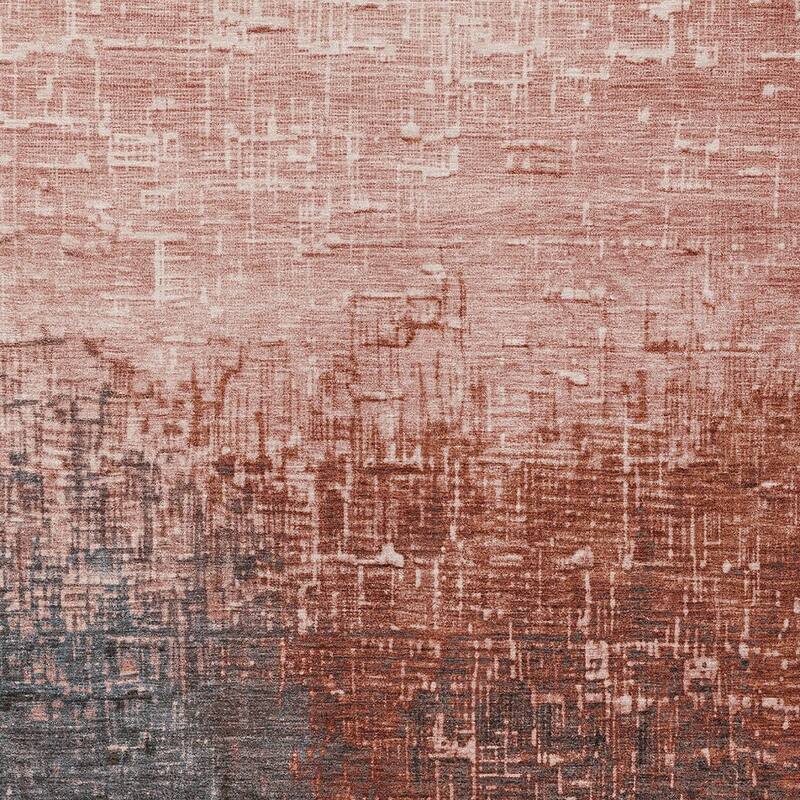 HomeRoots Ombre Transitional Rectangle Outdoor Rug